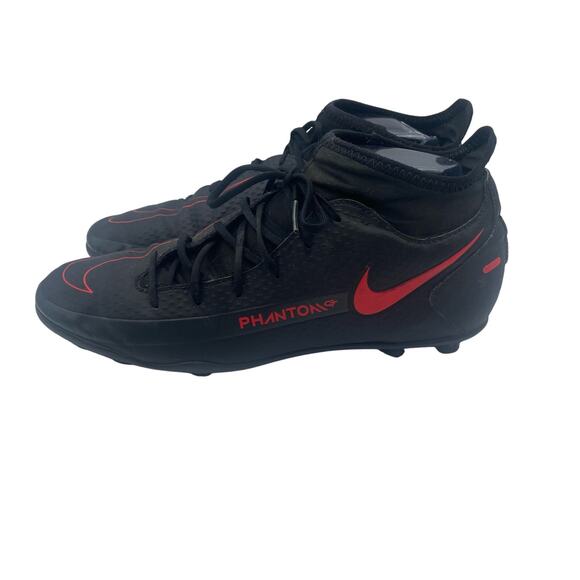 Nike Phantom GT Club Dynamic MG Bred Black Soccer Cleats Mens 7.5 - Picture 1 of 6